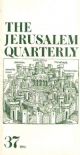 41445 The Jerusalem Quarterly ; Number Thirty Seven, 1986